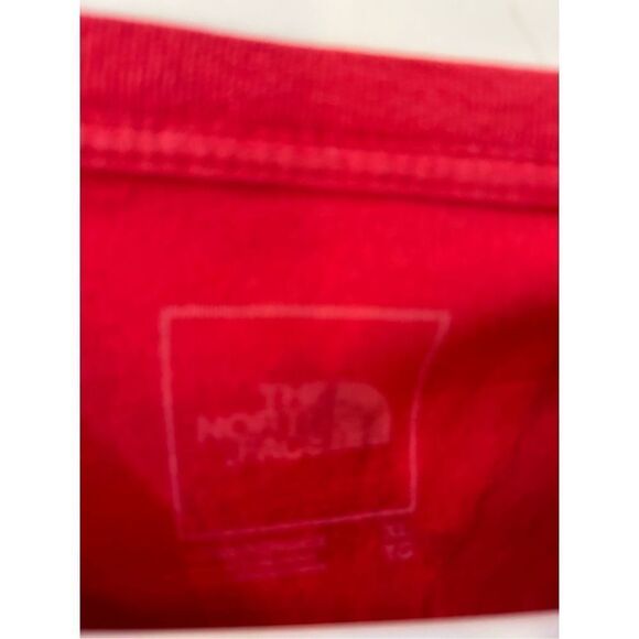 The North Face T-shirt shirt men’s xl red spell out logo - Picture 2 of 7